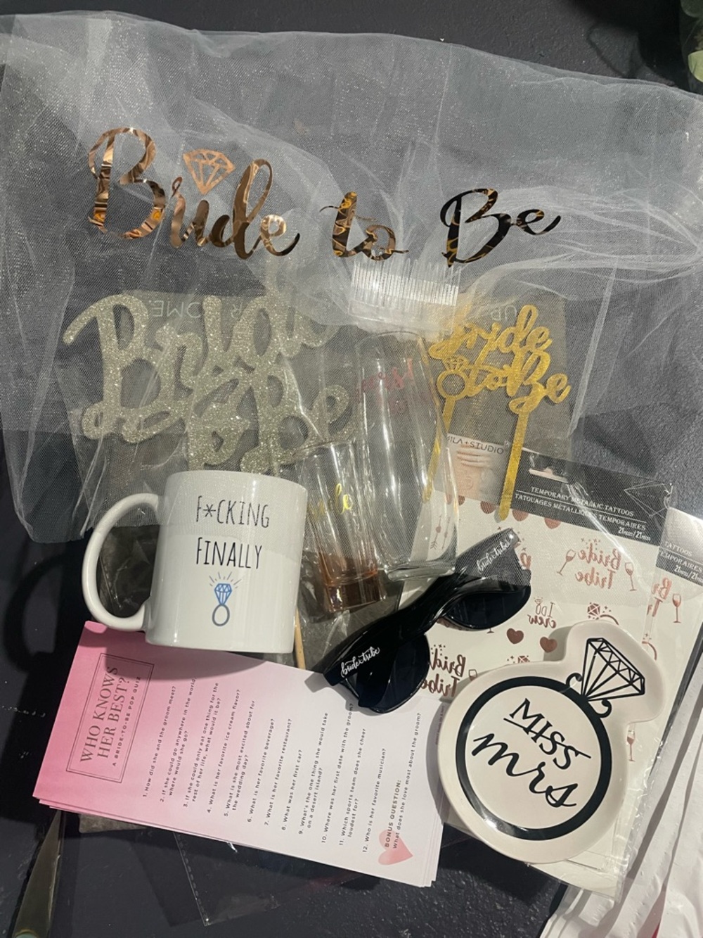 Bride to be set
